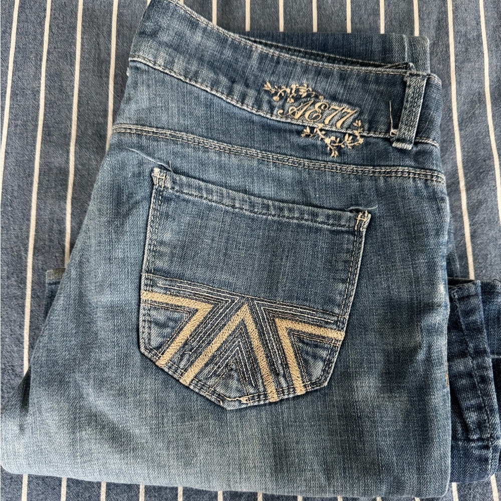Vintage American Eagle AE 77 Flare Jeans Size 8